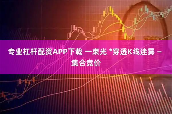 专业杠杆配资APP下载 一束光 *穿透K线迷雾 — 集合竞价